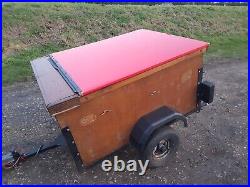 4' x 3' x 2' CAR CAMPING TRAILER WITH TAILGATE & LID TIP RUNS ETC