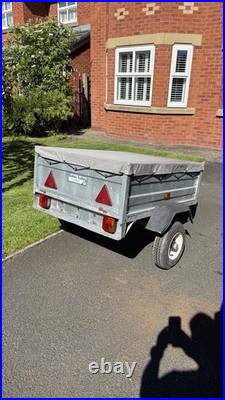 4ft X 3ft Trailer Galvanized inc Cover Electrics Lights Camping Tipping