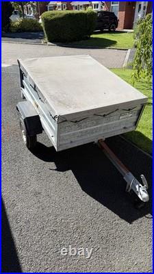 4ft X 3ft Trailer Galvanized inc Cover Electrics Lights Camping Tipping