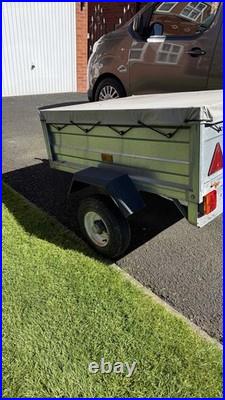 4ft X 3ft Trailer Galvanized inc Cover Electrics Lights Camping Tipping