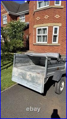 4ft X 3ft Trailer Galvanized inc Cover Electrics Lights Camping Tipping