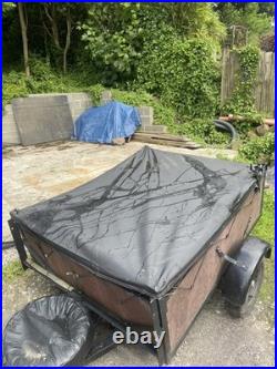 5 x 4 Trailer 750kg Totally Refurbished Used, camping, tip runs, garden waste