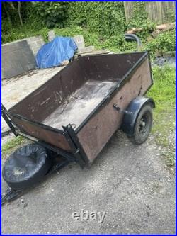 5 x 4 Trailer 750kg Totally Refurbished Used, camping, tip runs, garden waste
