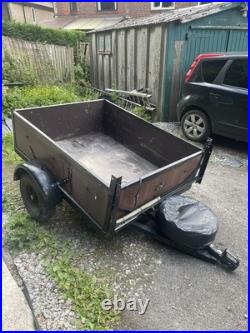 5 x 4 Trailer 750kg Totally Refurbished Used, camping, tip runs, garden waste