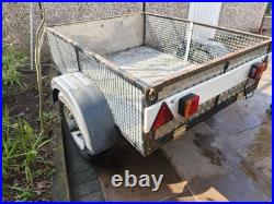 5 x 4 ft Car Trailer Checker Plate New Jockey wheel heavy Duty