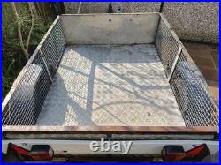 5 x 4 ft Car Trailer Checker Plate New Jockey wheel heavy Duty