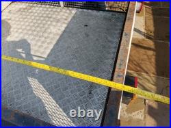 5 x 4 ft Car Trailer Checker Plate New Jockey wheel heavy Duty