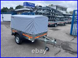 6.5ft x 3.5ft Trailer 750kg Camping Gardening General Use + FRAME AND COVER