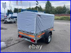 6.5ft x 3.5ft Trailer 750kg Camping Gardening General Use + FRAME AND COVER