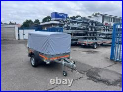 6.5ft x 3.5ft Trailer 750kg Camping Gardening General Use + FRAME AND COVER