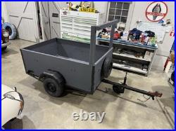 6x4ft Internal Sized Car Trailer Drop Down Tailgate