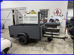 6x4ft Internal Sized Car Trailer Drop Down Tailgate