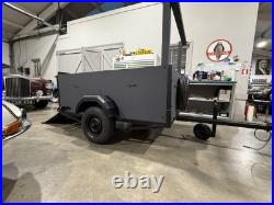 6x4ft Internal Sized Car Trailer Drop Down Tailgate