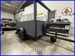 6x4ft Internal Sized Car Trailer Drop Down Tailgate