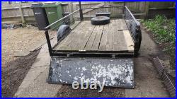 750KG Car trailer/Used car trailer/box trailer /towing trailer with ladder rack