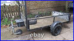 750KG Car trailer/Used car trailer/box trailer /towing trailer with ladder rack