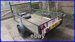 750KG Car trailer/Used car trailer/box trailer /towing trailer with ladder rack