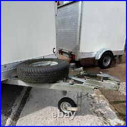 750kg 6ft x 4ft Box Van Goods Car Trailer Galvanised Roller Shutter Enclosed