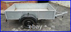 7ft X 4ft galvanised solid car trailer single axle ideal camping trailer. Tidy
