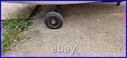 8 Foot fibre glass Dengie boat Hand Pull trailer