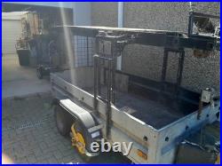 8 X 4 Galvanised 4 Wheel Trailer, New Tyres 12 Months' Ago. Trailer Only