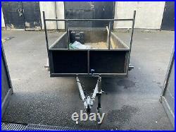 8ft x 4ft trailer Galvanised Double Axle Unbraked Trailer