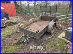 8x4 Braked Plant Trailer With Ramp