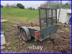 8x4 Braked Plant Trailer With Ramp