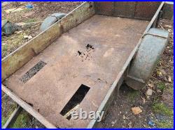 8x4 Braked Plant Trailer With Ramp