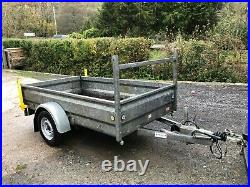 8x4 galvanised braked trailer 1 ton like ifor williams heavy duty