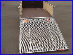 8x5 4WHEEL DROPSIDE TRAILER WITH A RAMP