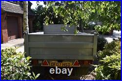 9ft x 5ft twin axle tipping trailer