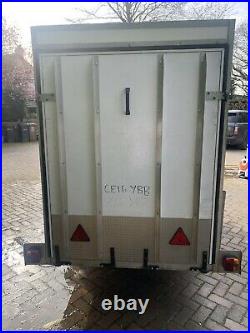 9x4ft Box Trailer 5ft High WITH RAMP AND 2 SIDE DOORS
