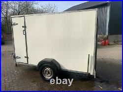 9x4ft Box Trailer 5ft High WITH RAMP AND 2 SIDE DOORS