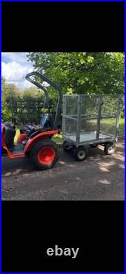 ATV Garden Trailer With Mesh Sides Farm Field