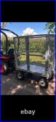 ATV Garden Trailer With Mesh Sides Farm Field