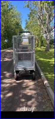 ATV Garden Trailer With Mesh Sides Farm Field