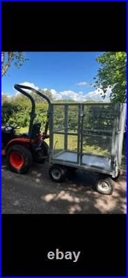 ATV Garden Trailer With Mesh Sides Farm Field