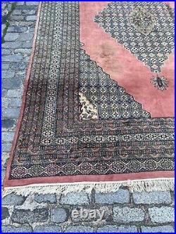 A FABULOUS OLD HANDMADE PAKISTAN ORIENTAL WOOL ON COTTON RUG(342 x 242 cm) A FABULOUS OLD HANDMADE PAKISTAN ORIENTAL WOOL ON COTTON RUG(342 x 242 cm)