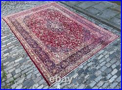 A MAGNIFICENT OLD HANDMADE TRADITIONAL ORIENTAL WOOL ON COTTON CARPET(384x277cm) A MAGNIFICENT OLD HANDMADE TRADITIONAL ORIENTAL WOOL ON COTTON CARPET(384x277cm)