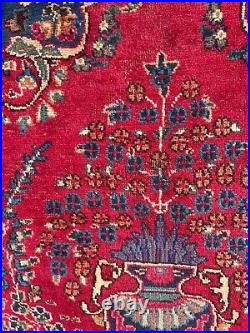 A SPECTACULAR OLD HANDMADE TRADITIONAL ORIENTAL WOOL CARPET (392 x 308 cm)