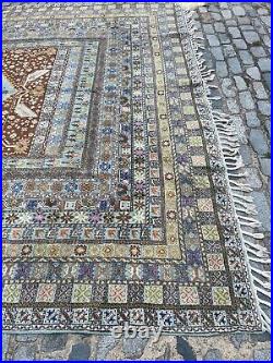 A STYLISH ANTIQUE HANDMADE TURKISH WOOL ON COTTON CARPET. (400 X 300 cm) A STYLISH ANTIQUE HANDMADE TURKISH WOOL ON COTTON CARPET. (400 X 300 cm)