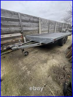 Alko 12Ft Flatbed Trailer With Ramps