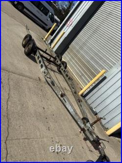 Alko twin Axle Braked Trailer Chassis Glamping Shepards Hut Project
