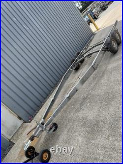 Alko twin Axle Braked Trailer Chassis Glamping Shepards Hut Project