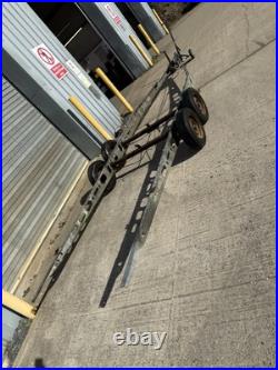 Alko twin Axle Braked Trailer Chassis Glamping Shepards Hut Project