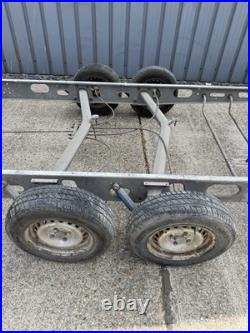 Alko twin Axle Braked Trailer Chassis Glamping Shepards Hut Project Alko twin Axle Braked Trailer Chassis Glamping Shepards Hut Project