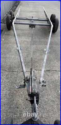 Alko twin Axle Braked Trailer Chassis Glamping Shepards Hut Project