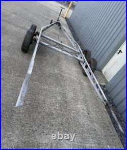 Alko twin Axle Braked Trailer Chassis Glamping Shepards Hut Project