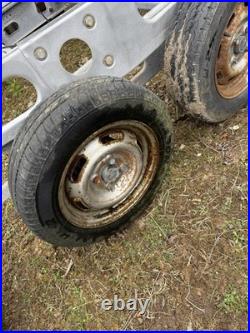 Alko twin Axle Braked Trailer Chassis Glamping Shepards Hut Project